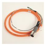 Rockwell Automation SpeedTEC Cable, Motor Power With Brake Wires, SpeedTec DIN Connector, Drive-end, Flying-lead, 14 AWG, Standard (Non-Flex), 2 Meters