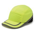 Pyramex® HP50031 Baseball Bump Cap, Hi-Viz Lime, ABS/Cotton/Polyester