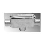 Calbrite™ S61500TB00 Type TB Conduit Body With Cover, 1-1/2 in Hub, 8, 35 cu-in, 316 Stainless Steel, #4 Polished