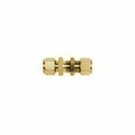 bi® N2700-LN-06-06-B N2700-LN Straight Bulkhead Union, 3/8 in, Tube, Brass