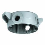 Killark® VBC-2 Splice Box With 3 Close Up Plugs, For Use With: V Series Lighting Fixtures, Specifications: 3/4 in Hub, 18 cu-in Volume, Aluminum, Gray