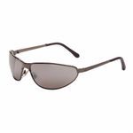 Uvex® by Honeywell S2453 Tomcat Unisex Protective Glasses, Anti-Scratch Lens Coating, Silver Mirror Lens, Framed Frame, Gun Metal Frame, Metal Frame, Polycarbonate Lens, Specifications Met: ANSI Z87.1-1989
