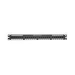 Panduit® DP24688TGY Flat Loaded RJ45 Patch Panel, 24 Ports, Category: Cat 6