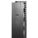 PREMISE WIRING VM1213 M Series Rack Mount Standard Vertical Cable Manager, 84 in H x 12 in W x 13 in D, Steel, Black