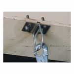 Miller® by Honeywell 410 Mounted D-Ring Anchorage Connector, Drop Forged Alloy Steel