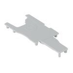 Allen-Bradley 1492-P3STPEB Terminal Block Accessory,  Push in connection,  IEC,  Flexible Plug in Accessory,  2.5mm,  End Barrier,  Grey,  Package Qty 50