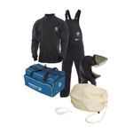 ArcGuard® KIT4SC40NGLFXL Arc Flash Kit, UltraSoft® Sateen (88% Cotton/12% Nylon), Hazard Risk Category (HRC): 4, Hood/Face Shield Max Arc Flash Protection: 40 cal/sq-cm, Garment Max Arc Flash Protection: 40 cal/sq-cm, XL Garment