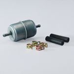 Donaldson P550094 Fuel Filter, In-Line, 0.25 in Inlet Size, 4.06 in L, 1.91 in OD, 22 micron at 99% Efficiency, Cellulose