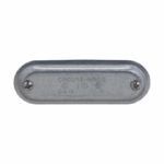 Crouse-Hinds Condulet® 270 Form 7 Wedgenut Blank Cover, 3/4 in Hub, For Use With: Condulet® Rigid Conduit Bodies, Sheet Steel, Electro-Galvanized