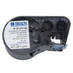 Brady® PermaSleeve® M-187-075-342 M Series 1-Sided Wire Marker Sleeve, 3/4 in L x 0.235 in W, Polyolefin, Black on White