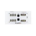 GracePort P-P22#8Q102#2-S1RX PANEL INTERFACE CONNECTOR WITH QTY 8 USB A/F TO USB A/F, QTY 2 DVI F/F, QTY 2 RJ45, SPECIAL SIZE, UL TYPE 1, NO OUTLET