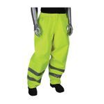 PIP® VizPLUS™ 353-2002-LY/5X 353-2002 Breathable Heavy Duty Rain Pant, 23.6 in Waist, 48.8 in Inseam Length, Polyester