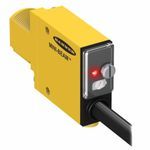 Banner Engineering SM312CVQDP MINI-BEAM® Industry Standard Sensor, Rectangle Shape, 16 mm Sensing, Visible Red Sensing Beam, 1 ms Response Time, Discrete/Bi-Polar 1 NPN/1 PNP Output