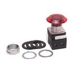 Rockwell Automation 800T-FXJQH2RA1 Illuminated Push-Pull Switch, 30.5 mm, 1NCLB-1NO Contact Configuration, Jumbo Mushroom Head/Push/Pull Operator, Red