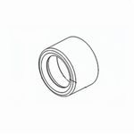 Bridgeport® TWB-51 EMT Conduit Bushing, 1/2 in Trade, Plastic, Plain
