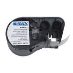 Brady® M-48-427 M Series Self-Laminating Label Maker Cartridge, 1 in L x 3/4 in W, Vinyl, Black/Clear/White