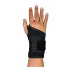 PIP® 290-9013S Ambidextrous With Stays, S, Hook and Loop Closure, Elastic Strap, Black