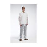 PIP® 3500/XXL Standard Weight Disposable Coverall, 2XL, White, Spunbond Polypropylene, 28 in Chest, 31 in L Inseam