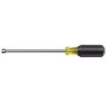 Klein® 646-5/16M Nut Driver, Measurement System: Imperial, 5/16 in, Hollow Shank, No ESD-Safe, Cushion Grip Handle, Yes Magnetized Tip, Polished Chrome