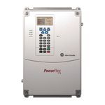 Allen-Bradley 20AC030C3AYYANC0 20A, 30 A at 15 kW, 400V AC Three Phase, IP66/NEMA/UL 4X/12 Wall, No Feedback, No Communication Module, Numeric Keypad LCD Display, W/ EMC Filt & ComModeChoke, Brake IGBT Installed, with Internal Brake Resistor