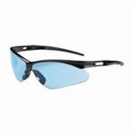 Bouton® 250-AN-10113 Anser™ 250-AN Dual Unisex Safety Glasses With Adjustable Neck Cord, Anti-Scratch Lens Coating, Light Blue Lens, Semi-Rimless Frame, Black Frame, Polycarbonate Frame, Polycarbonate Lens, Specifications Met: ANSI Z87.1
