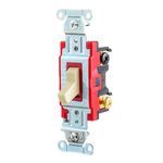 Wiring Device-Kellems Hubbell-Pro™ 1223I 2-Position 3-Way General Purpose Industrial Grade Toggle Switch, 120/277 VAC, 20 A, 5540 W Power