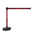 Banner Stakes PL4095 PLUS Barrier Set, Red "Stay Behind the Line", Includes: 1 PLUS Stanchion, 1 PLUS Base, 1 PLUS Banner Head, Belt Length 15 ft, Suitable for Indoor/Outdoor Use