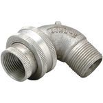 Killark® GUML-2 Conduit Union, 3/4 in, 90 deg, Aluminum, Natural