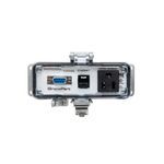 GracePort P-Q7R2-H3R0 PANEL INTERFACE CONNECTOR WITH DB-9 F/M, RJ45, PANEL MOUNT HOUSING, UL TYPE 4, SIMPLEX OUTLET, NO CB