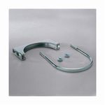 Donaldson® P207596 Double Flat Band Standard U-Bolt Clamp, 3/8-16 in UNC-2A, 5.98 in OD Pipe, Zinc
