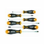 Bondhus® Felo 62411 Screwdriver Set, Measurement System: Imperial, 6 Piece, Screwdriver Types Included: Phillips®/Slotted, Polished Chrome