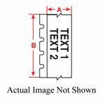 Brady® XC-1000-580-WT-BK XC Series Facility and Safety Label, For Use With: IDXPERT™ Handheld Label Maker