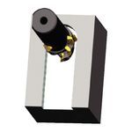 Kennametal® 3732934 1-14™ Helical Flute Indexable Square Shoulder End Mill, 2 in Diameter Cutting, 90 deg Lead Angle