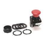 Rockwell Automation 800H-FRXT6D4 Non-Illuminated Twist/Key Release Switch, 30.5 mm, 1NCLB Contact Configuration, Push-Pull/Twist-to-Release Operator, Red