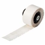 Brady® PTL-11-427 Self-Laminating Printer Label, 3/4 in L x 1/2 in W, White/Translucent Legend/Background, Vinyl