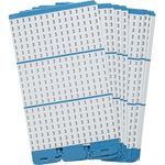 Brady® Porta-Pack® PWM-3 Refill Page, Black/White Legend/Background, B-500 Vinyl Cloth