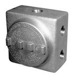 Appleton® Unilets™ GRSS75 Dust-Ignitionproof Explosionproof Raintight Conduit Outlet Box With Multiple Hubs and Cover, 3/4 in, 3.38 in Cover Opening, 29 cu-in Capacity, Epoxy Powder Coated
