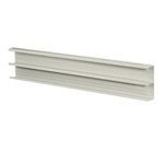 PREMISE WIRING Basetrak® PB2B5 Standard Raceway Base, 5 ft L x 4-1/2 in W x 1.42 in H, Extruded Thermoplastic, Off-White
