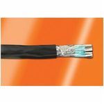 Alpha Wire 6023C SL001 Foil Shielded Multi-Conductor Cable, 300 VAC, (6) 18 AWG Stranded Tinned Copper Conductor, 1000 ft L