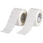 Brady® THT-9-427-10 Self-Laminating Printer Label, 36.5 mm L x 25.4 mm W, White/Translucent Legend/Background, B-427 Vinyl