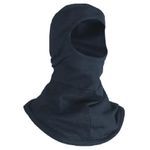 National Safety Apparel® H11RY Knit Balaclava Hood, Universal, Navy, UltraSoft®, 6.5 oz Fabric Weight