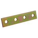 Superstrut® X207 Splice Flat Plate Fitting, 4 Holes, 7-1/4 in L x 1-5/8 in W, 1/4 in THK, Steel