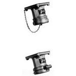 Appleton® Powertite™ ADR6033 3-Phase Grounding Style 1 Pin and Sleeve Receptacle With Spring Door, 600/250 VAC/VDC, 60 A, 3 Poles, 3 Wires