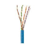 Hitachi ECO™ 30237-8-WH-2 Type CMP Cat 6 UTP Plenum Cable, 300 VAC, (4-Pair) 23 AWG Bare Copper Conductor, 1000 ft L