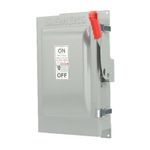 Siemens HF222J Enclosed Fusible Heavy Duty Safety Switch, 240 VAC, 60 A, 3 hp, 10 hp, DPST Contact Form, 2 Pole