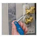 Klein® 10-FOLD™ 32534 10-in-1 Bit Screwdriver, Measurement System: Imperial, 10 Piece, 5/16 in, 1/4 in, #1, #2, 1/4 in, 3/16 in, #1, #2 Screwdriver Size, Cushion Grip Handle, Steel, No Magnetized Tip