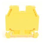 Rockwell Automation 1492-W IEC Terminal Block, Space-Saver Feed-Through Blocks, 10 mm (# 22 AWG - # 8 AWG), Single-circuit terminal block, Yellow,