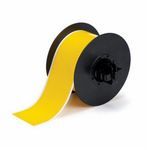 Brady® B30C-2250-595-YL Label Tape Roll, 100 ft L x 2-1/4 in W, Yellow Legend/Background, B-595 Vinyl Film