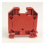 Rockwell Automation 1492-J IEC Terminal Block, One-Circuit Feed-Through Block, 16 mm (# 14 AWG - # 4 AWG), Standard Feedthrough, Red,