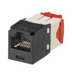 Panduit® CJ5E88TGBL TX5e™ 8-Position 8-Wire RJ45 Universal TG Style UTP Jack Module, Cat 5e/Mini-Com® Module, 1 Ports